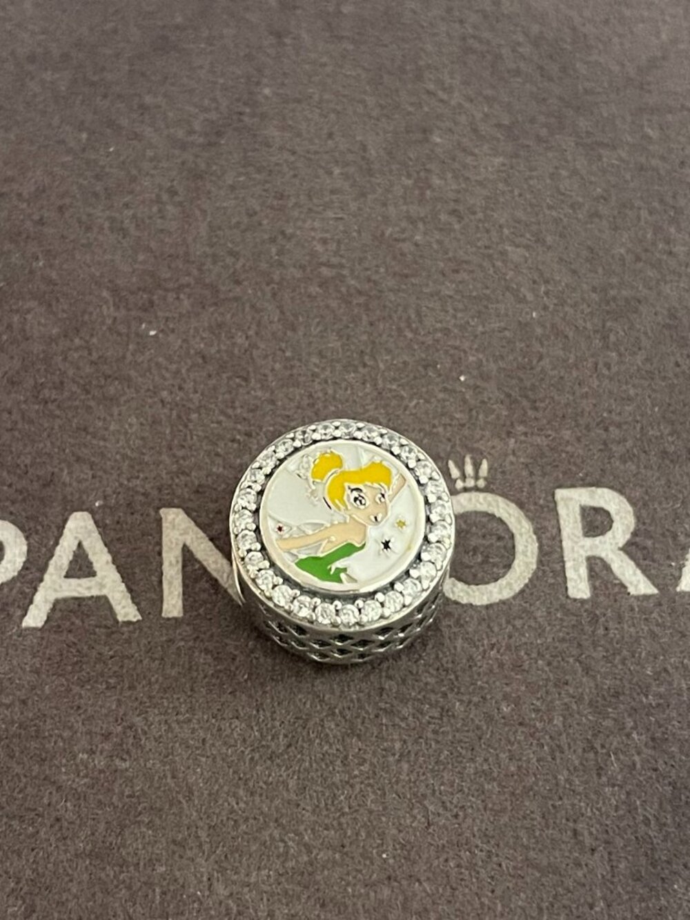 Disney Parks x Pandora Disneyland70th Anniversary Tinkerbell Charm